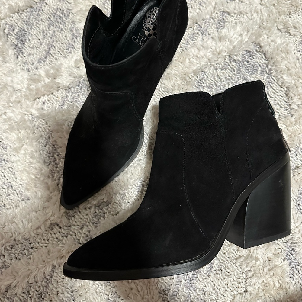 Black Vince Camuto Booties